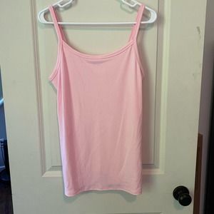 No Boundries Pink Ribbed Tank Top Shirt Size XL